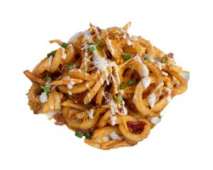 P - Cheesy Bacon Ranch Fries
